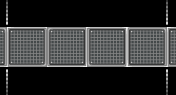 a line of grey squares